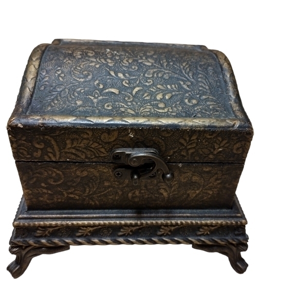 Mantel‎ Clock/Jewelry Box - Picture 2 of 12